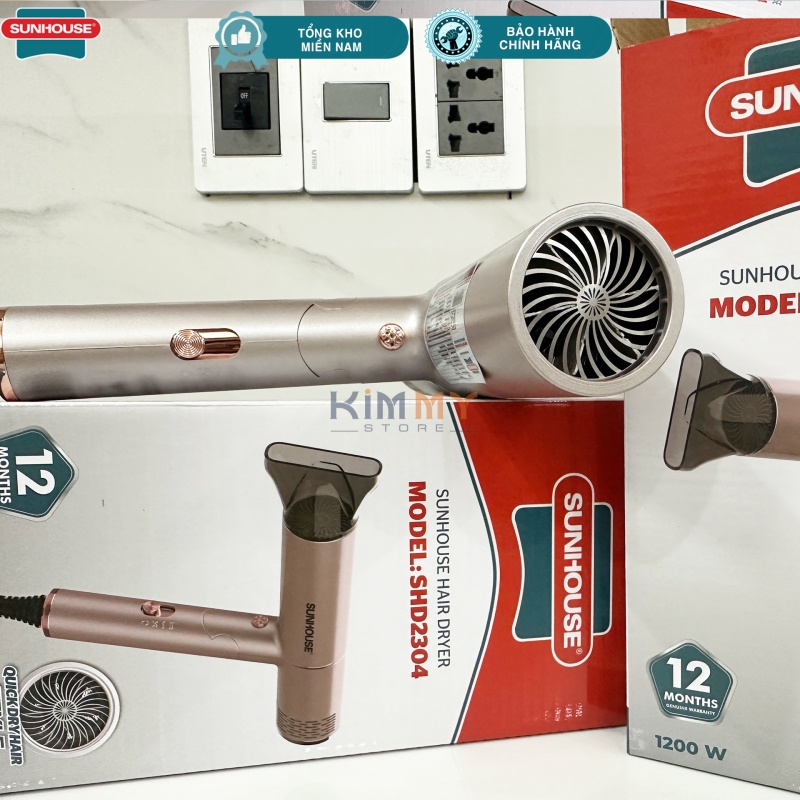 Máy sấy tóc cao cấp SHD2304 - sấy mát - 1200W